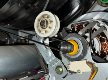 Replace rollers and belt on clothes dryer