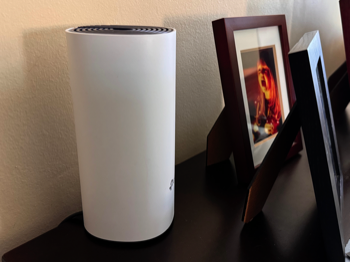 Install mesh wifi system in your home and yard so you can have uninterrupted wifi everywhere.