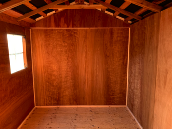 Kit shed lined to make rodent proof
